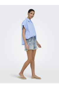 ONLY ONLZUMA HW DESTROY DNM SHORTS GUA light blue denim
