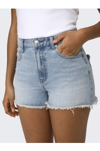 ONLY ONLZUMA HEART POCKET DNM SHORTS GUA light blue denim