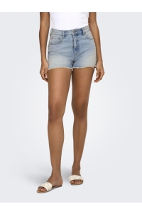 ONLY ONLZUMA HEART POCKET DNM SHORTS GUA light blue denim
