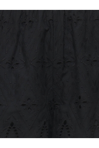 ONLY ONLFRANI EMB PULL UP SHORTS WVN black