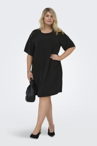 Carmakoma CAREVALOU METTA 2/4 KNEE DRESS WVN black