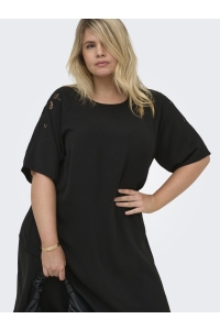 Carmakoma CAREVALOU METTA 2/4 KNEE DRESS WVN black