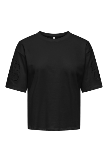 ONLY ONLTALLY S/S ROUND NECK BOX TOP JRS