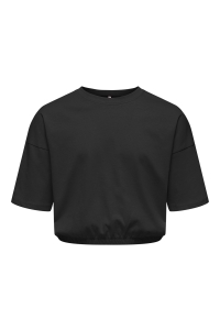 ONLY KOGOLIA ELASTIC LOOSE TOP JRS black