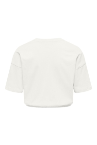 ONLY KOGOLIA ELASTIC LOOSE TOP JRS cloud dancer