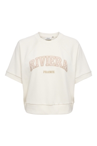 ONLY ONLDAZE S/S RAGLAN UB SWT cloud dancer/riviera