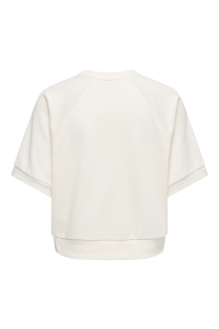 ONLY ONLDAZE S/S RAGLAN UB SWT cloud dancer/riviera