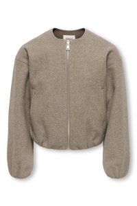 ONLY KOGADINA LIFE SHORT BOMBER VD OTW taupe gray/melange