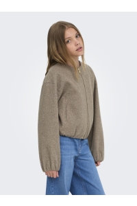 ONLY KOGADINA LIFE SHORT BOMBER VD OTW taupe gray/melange