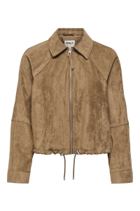 ONLY ONLLIXA L/S FAUX SUEDE JACKET CC PN: bison