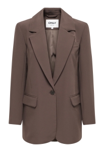 ONLY ONLLANA-BERRY L/S SLIT BLAZER CC TL: chocolate martini
