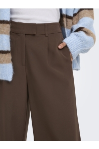 ONLY ONLLINDA-BERRY HW STR PANT CC TLR chocolate martini