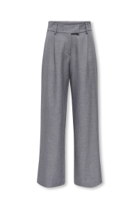 ONLY KOGLINDA HW STR MEL PANTS TLR medium grey melange