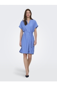 ONLY ONLDIANA S/S V-NECK DRESS CS JRS ultramarine