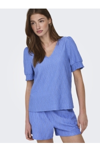 ONLY ONLDIANA S/S V-NECK TOP CS JRS ultramarine