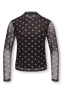 ONLY KOGERICA LIFE MESH L/S TOP VD JRS bracken/tofu dots