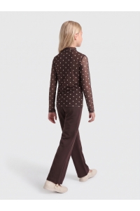 ONLY KOGERICA LIFE MESH L/S TOP VD JRS bracken/tofu dots