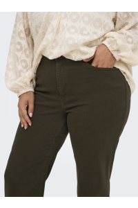 Carmakoma CARWILLY HW WIDE COL CRO11 NOOS dark brown denim