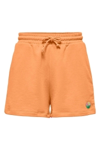 ONLY ONLMINNA SWEAT SHORTS CS PR SWT mock orange/only badge