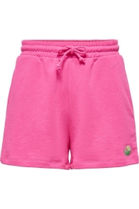 ONLY ONLMINNA SWEAT SHORTS CS PR SWT knockout pink/only badge