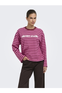 ONLY ONLFREJA L/S STRIPE TOP CC JRS fiji flower/rumba (ida) print vi
