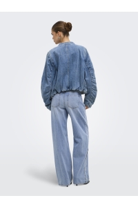 ONLY ONLHOPE HW WIDE BUTTON DNM PIM light blue denim