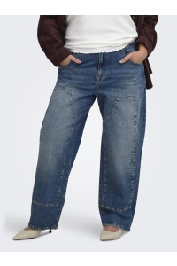 Carmakoma CARZOEY MW BARREL STUDS DNM DOT502 dark blue denim