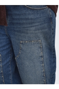 Carmakoma CARZOEY MW BARREL STUDS DNM DOT502 dark blue denim