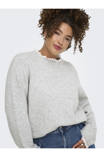 Carmakoma CARCHER LS DETAIL O-NECK KNT Maatje meer