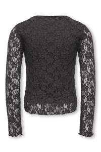 ONLY KOGLEIKA LS LACE TOP JRS NOOS black coffee