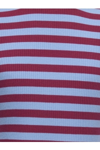 ONLY KOGLUPE L/S STRIPE TEE JRS allure/rumba red
