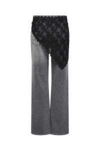 ONLY ONLSOF LACE SCARF WVN EX black
