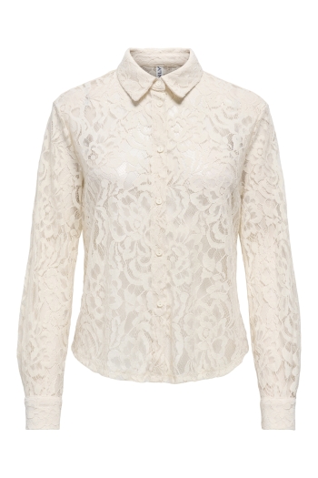 ONLY ONLBIRUN L/S LACE SHIRT WVN