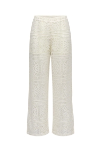 ONLY KOGLIAN LACE WIDE PANTS JRS birch