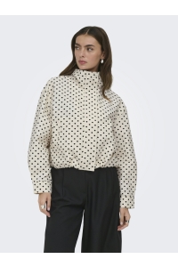 ONLY ONLCASSANDRA AOP JACKET OTW cloud dancer/dot