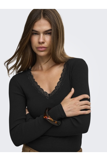 ONLY ONLSARA SHARAI L/S V-NECK TOP JRS N: