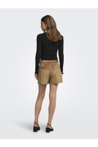 ONLY ONLSARA SHARAI L/S V-NECK TOP JRS N: black
