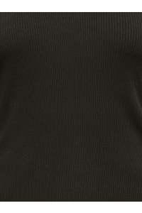 ONLY ONLSARA SHARAI L/S V-NECK TOP JRS N: chocolate torte