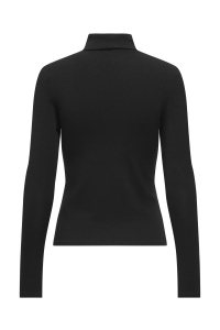 ONLY ONLGLAMOUR L/S ROLL-NECK TOP JRS NO: black