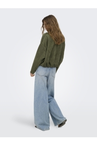 ONLY ONLMOON-STINA FAUX SUEDE BOMBER PNT: grape leaf