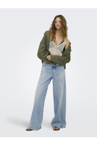 ONLY ONLMOON-STINA FAUX SUEDE BOMBER PNT: grape leaf