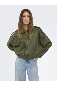 ONLY ONLMOON-STINA FAUX SUEDE BOMBER PNT: grape leaf