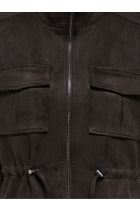 ONLY ONLMIRA S/L FAUX SUEDE WAISTCOAT PN: chocolate torte
