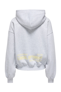 ONLY ONLOFELIA L/S HOOD UB SWT medium grey melange/local + opti
