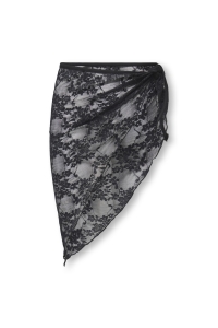 ONLY KOGRINA LACE SKIRT SCARF JRS black/triangle