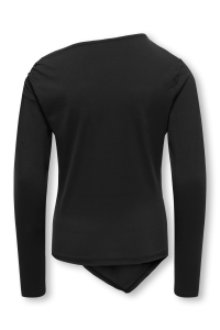 ONLY KOGLONE LIFE ASYMETRIC L/S TOP JRS black
