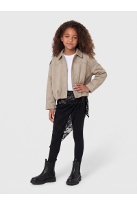 ONLY KOGNIA FAUX SUEDE BAT JACKET OTW timber wolf