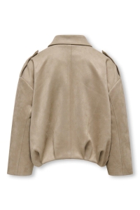 ONLY KOGNIA FAUX SUEDE BAT JACKET OTW timber wolf