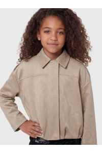 ONLY KOGNIA FAUX SUEDE BAT JACKET OTW timber wolf