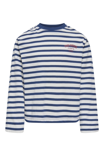 ONLY KOGLIDA L/S STRIPE TOP JRS GRL